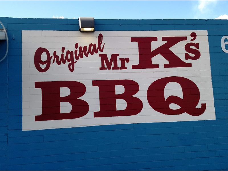 Mr. K's Original BBQ exterior